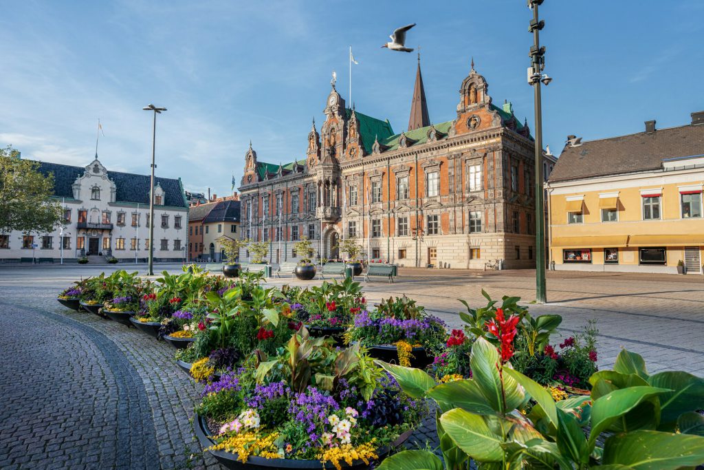 Malmo Town Hall (Radhus) at Stortorget Square - Malmo, Sweden